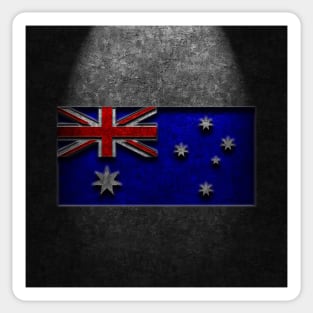 Australian Flag Stone Texture Repost Sticker